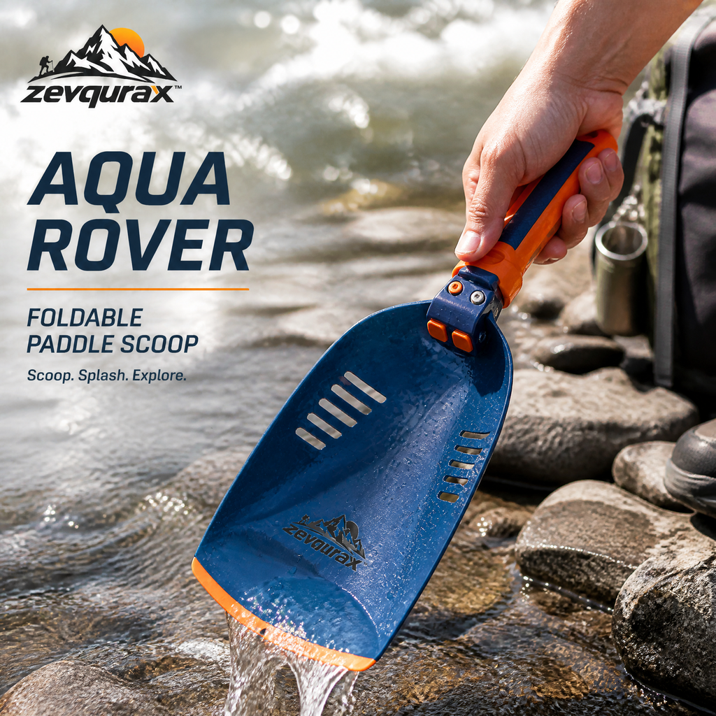 𝒛𝒆𝒗𝒒𝒖𝒓𝒂𝒙™ Aqua Rover Foldable Paddle Scoop — view 4