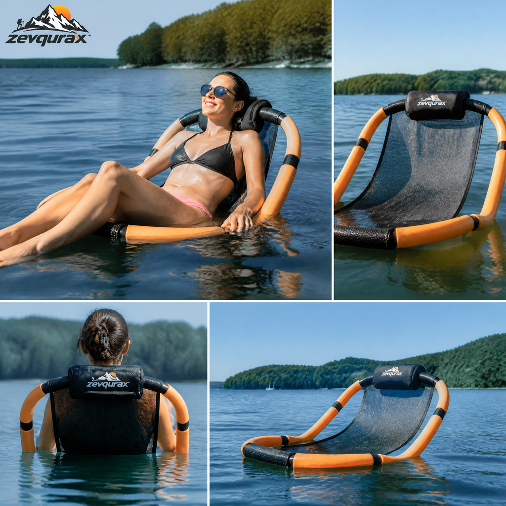 𝒛𝒆𝒗𝒒𝒖𝒓𝒂𝒙™ Drift Lounger Water Hammock — view 2