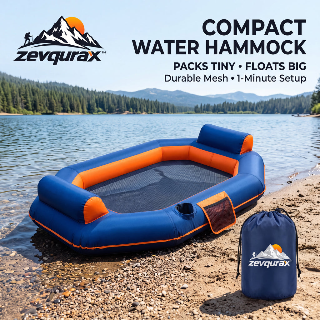 𝒛𝒆𝒗𝒒𝒖𝒓𝒂𝒙™ Compact Water Hammock — view 3