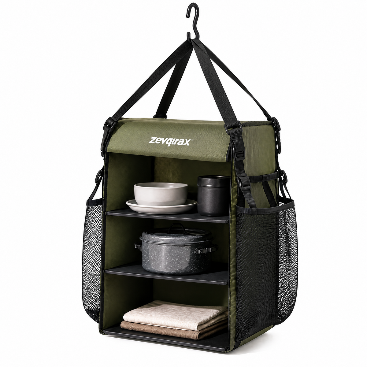 𝒛𝒆𝒗𝒒𝒖𝒓𝒂𝒙™ Camp Kitchen Hanging Shelf — view 5